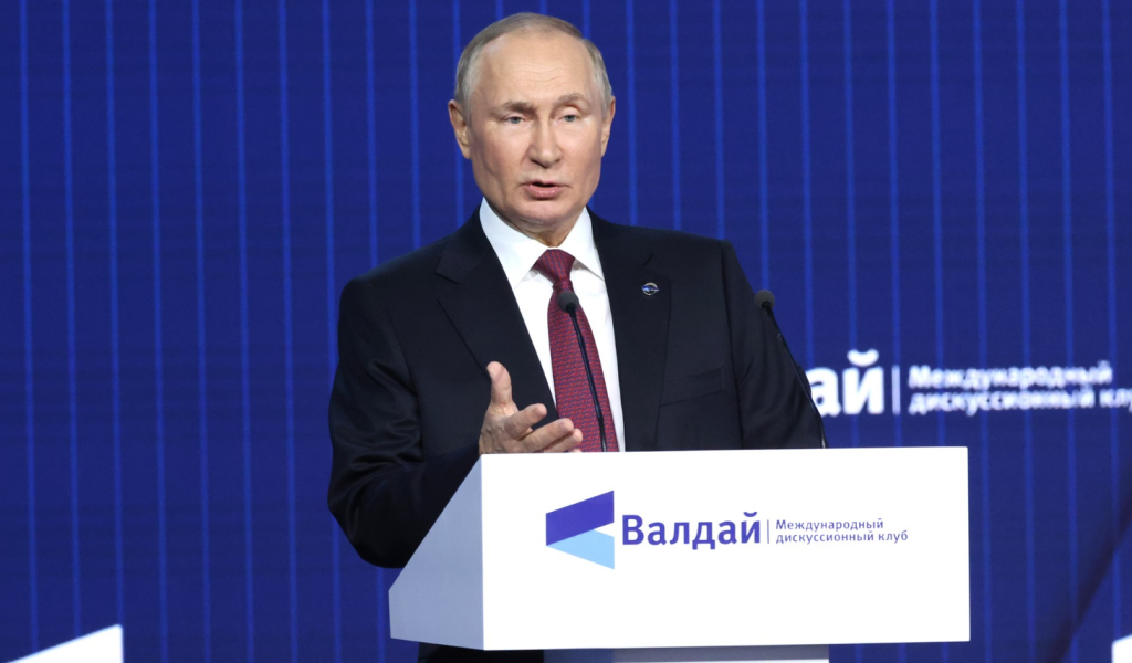 О чем заявил Путин на заседании «Валдая»