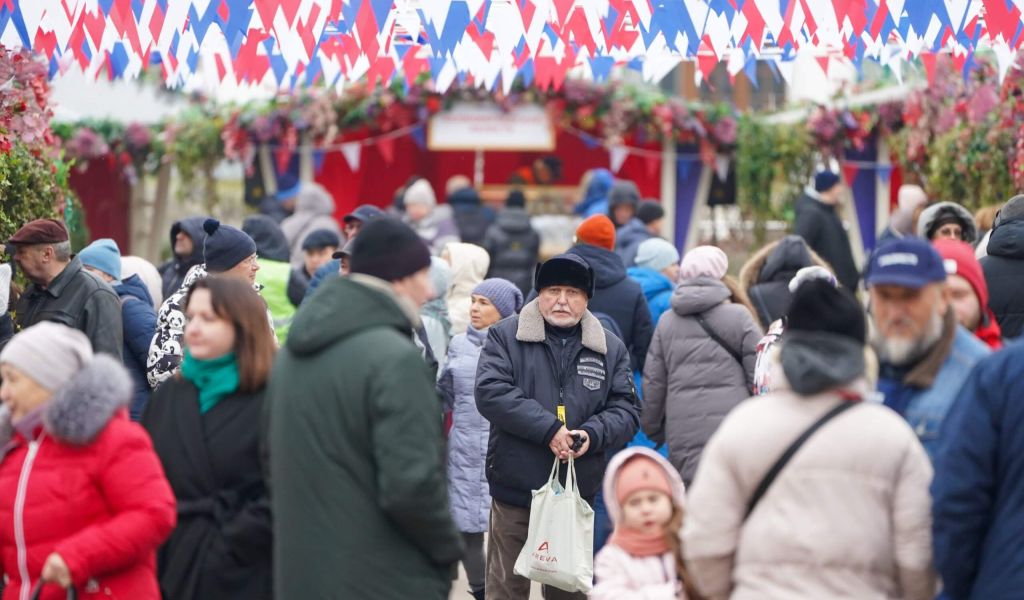 В Подмосковье заработала рождественская ярмарка в парке Малевича