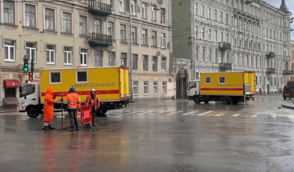 Гидравлические испытания на Греческом проспекте в Петербурге пошли не по плану