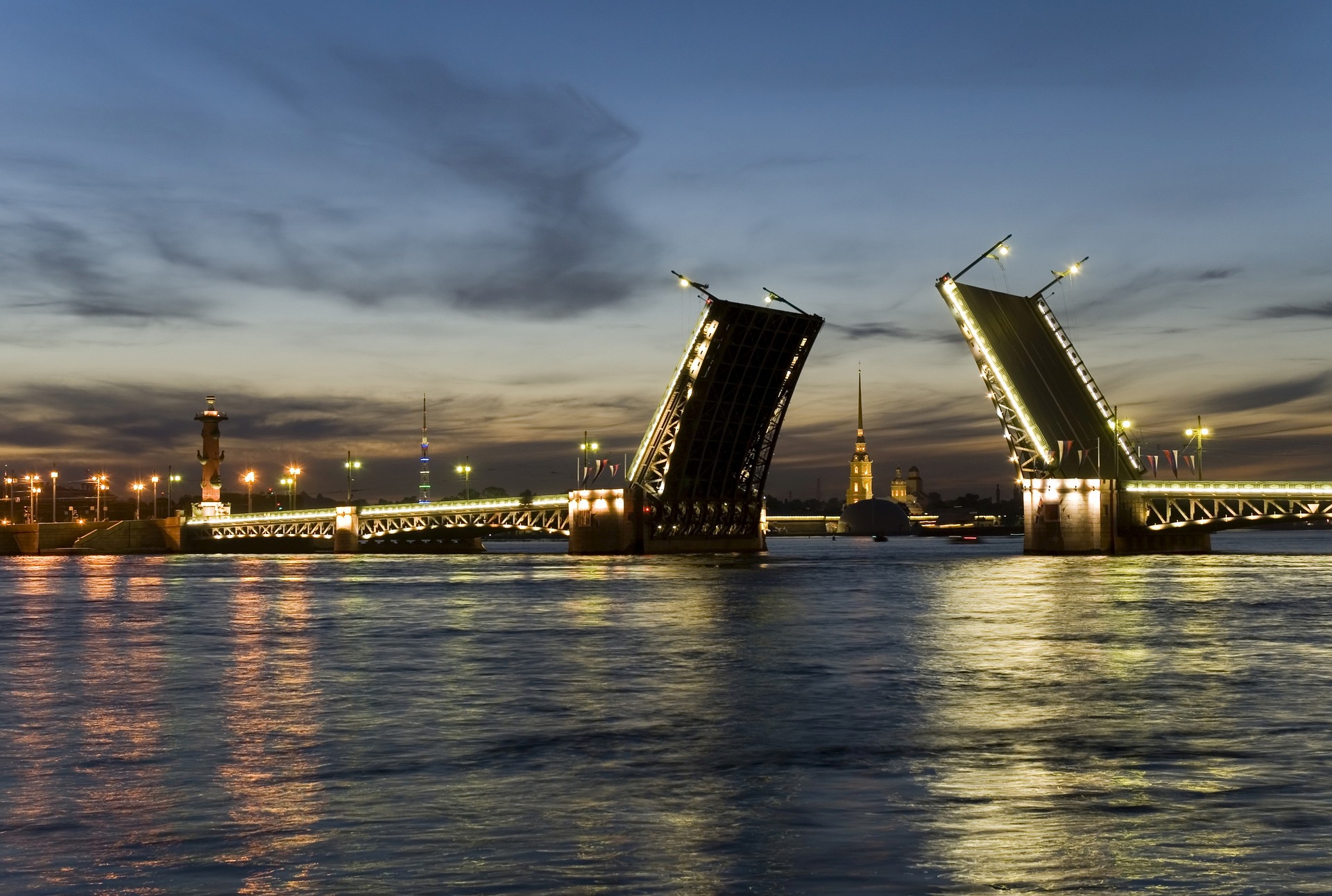 разводной мост в москве