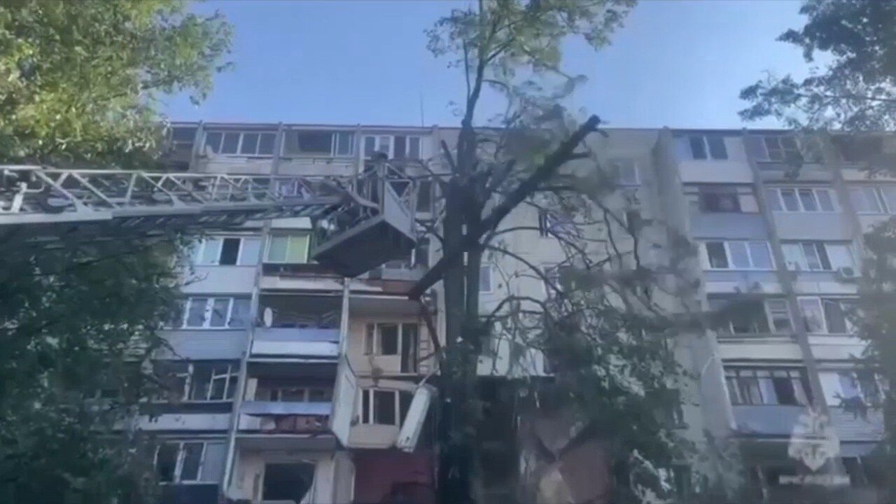 Последствия взрыва в жилом доме в Балашихе